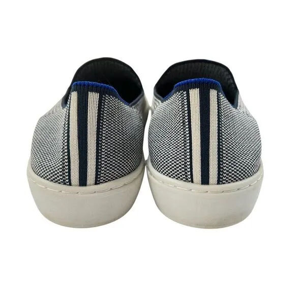 Rothys Women's Slip-On Low Top Sneakers Anchor Blue Size 9