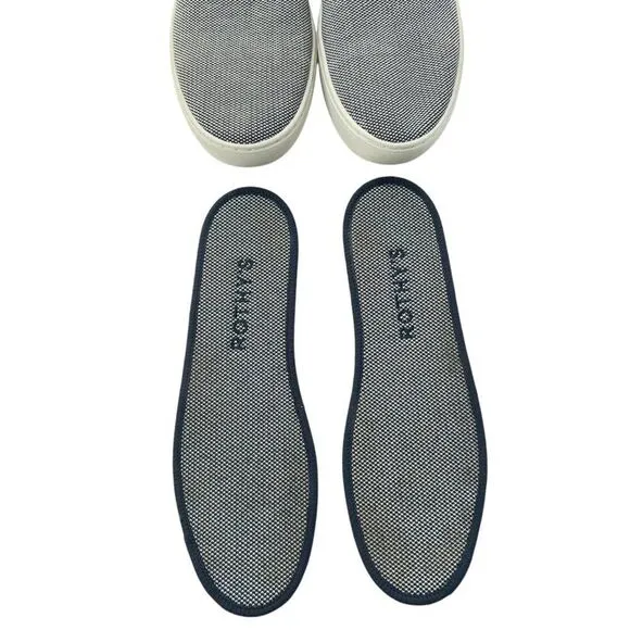 Rothys Women's Slip-On Low Top Sneakers Anchor Blue Size 9