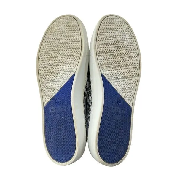 Rothys Women's Slip-On Low Top Sneakers Anchor Blue Size 9