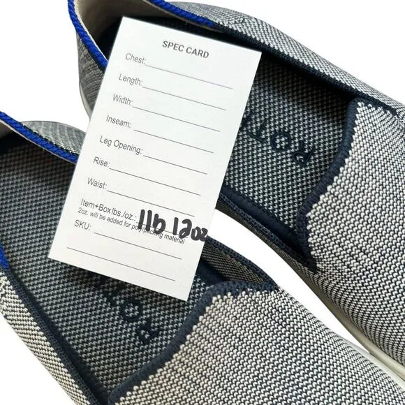 Rothys Women's Slip-On Low Top Sneakers Anchor Blue Size 9