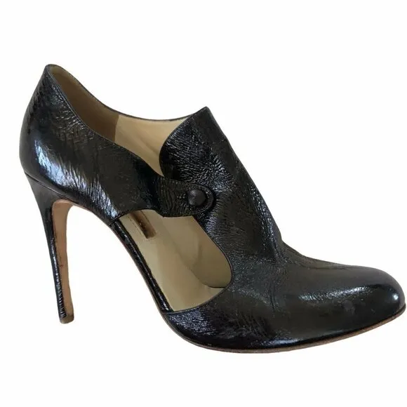 Rupert Sanderson Condor Black Open Side Shoe Boots