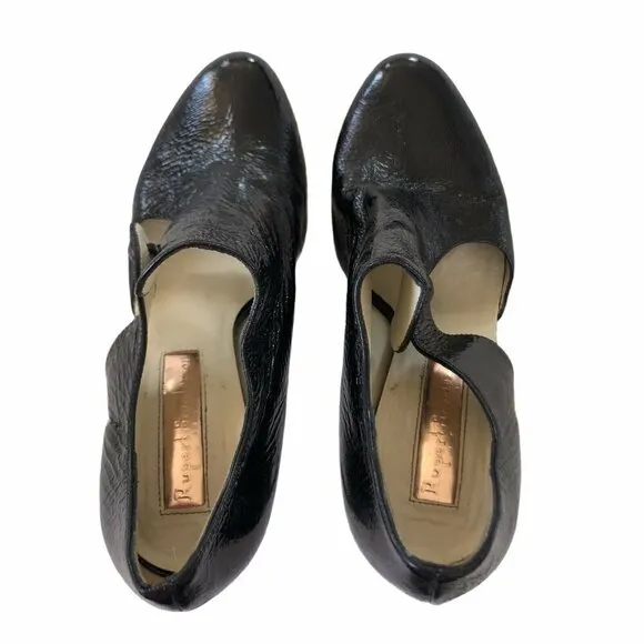 Rupert Sanderson Condor Black Open Side Shoe Boots