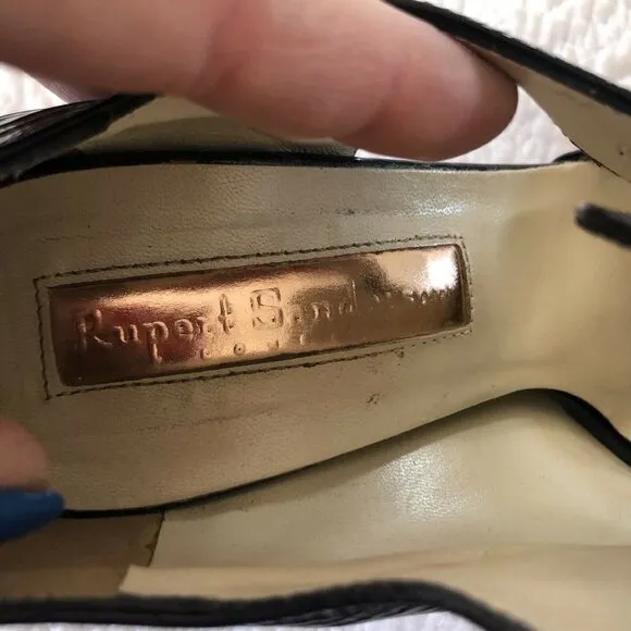 Rupert Sanderson Condor Black Open Side Shoe Boots