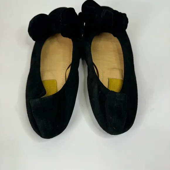 ‼️SALE‼️ Lanvin Suede Bow Ballet Flats