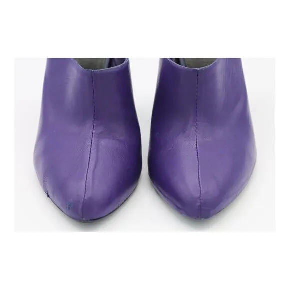 SALLY LAPOINTE Purple Mule Sandals