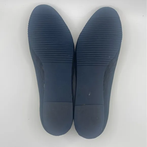 Salvatore Ferragamo | Navy Suede Flats | 5.5