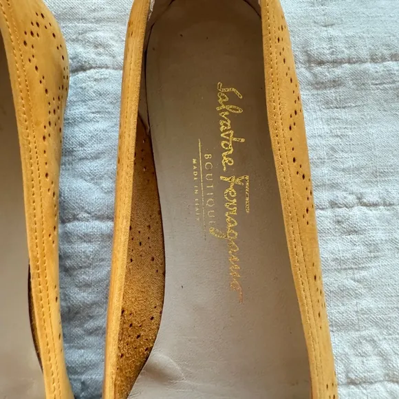 Salvatore Ferragamo Suede Flats • Size; 6.5 / 7