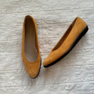 Salvatore Ferragamo Suede Flats • Size; 6.5 / 7