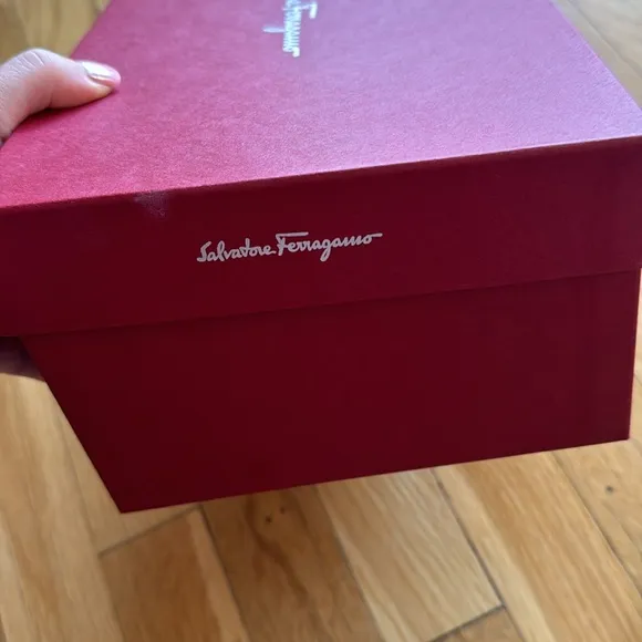 Salvatore Ferragamo Woven Raffia &amp; Suede Yellow Flats