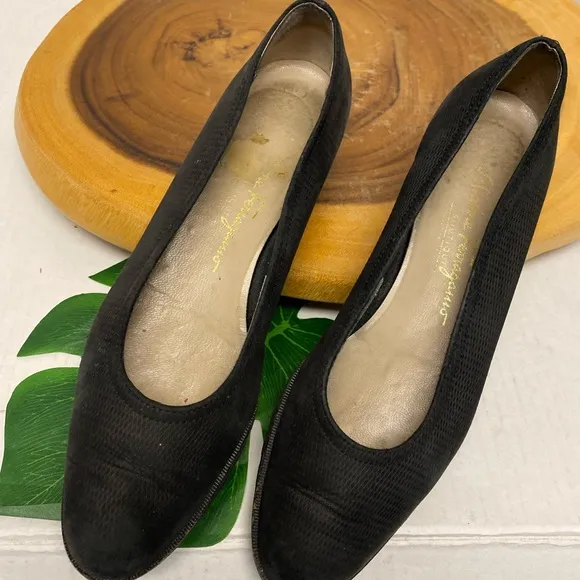 Salvatore Ferraragamo Soft Suede Flats