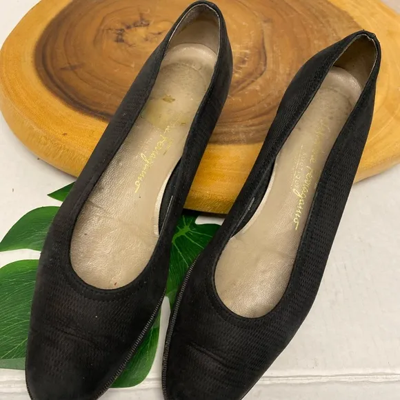 Salvatore Ferraragamo Soft Suede Flats