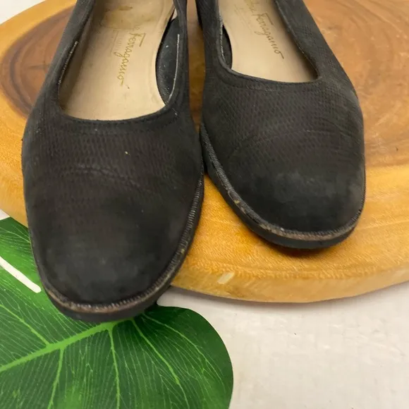 Salvatore Ferraragamo Soft Suede Flats