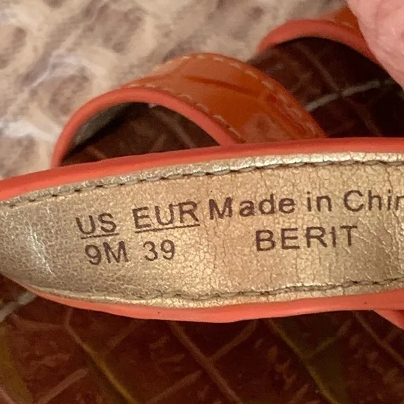 Sam Edelman Berit sandals in Orange size 9 M
