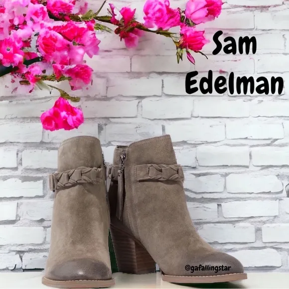Sam Edelman Burnished Suede Ankle Boot