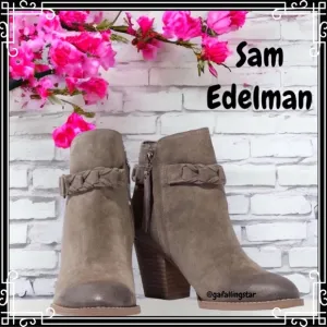 Sam Edelman Burnished Suede Ankle Boot