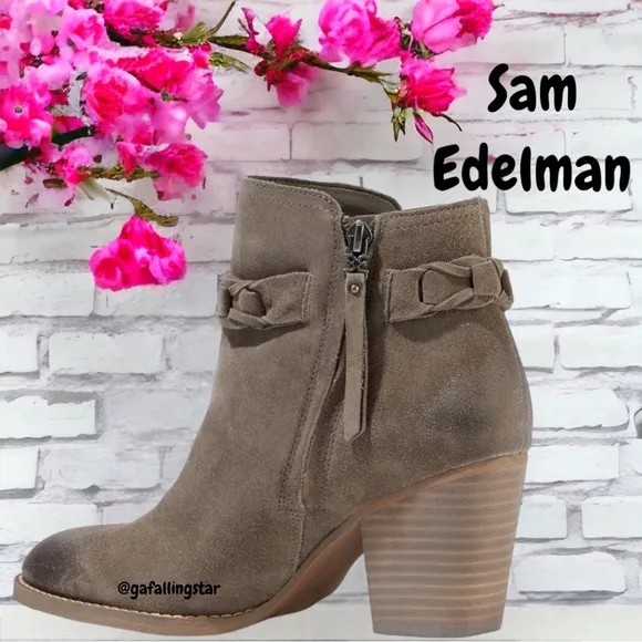 Sam Edelman Burnished Suede Ankle Boot