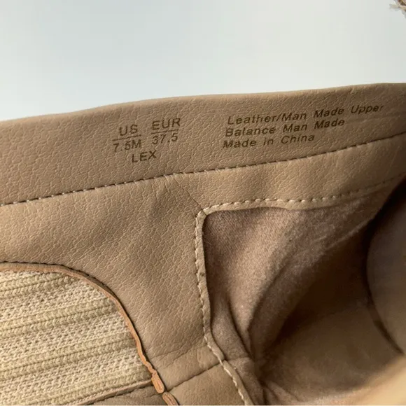 SAM EDELMAN Combat Boots Womens 7.5 Beige Tan Lex Sesame Suede Leather Side Zip