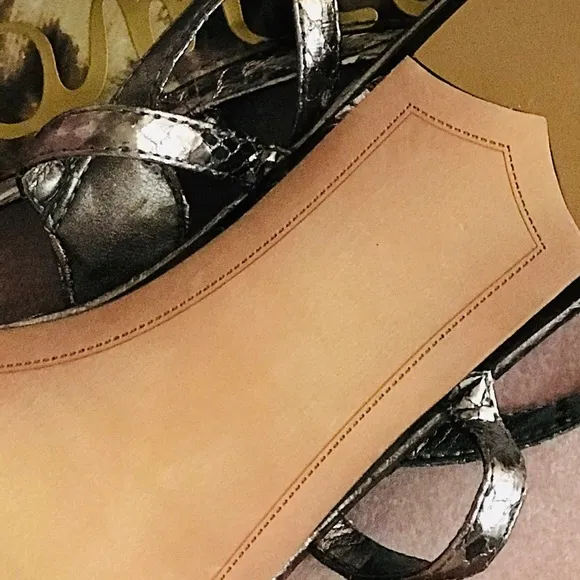 SAM EDELMAN CRYSTAL EMBELLISHED SANDALS, size 8.5