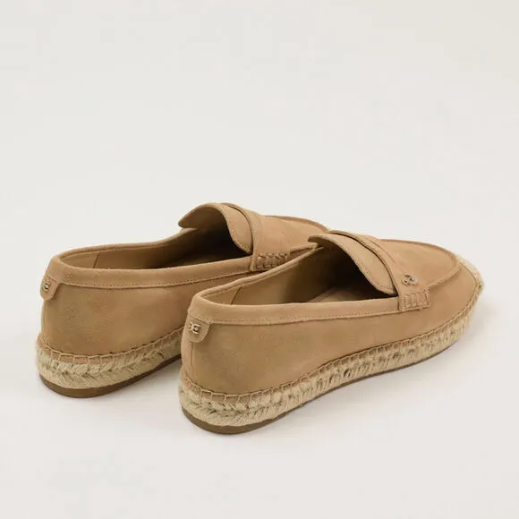 Sam Edelman Kai Women Suede Slip On Loafers Taupe Size 10