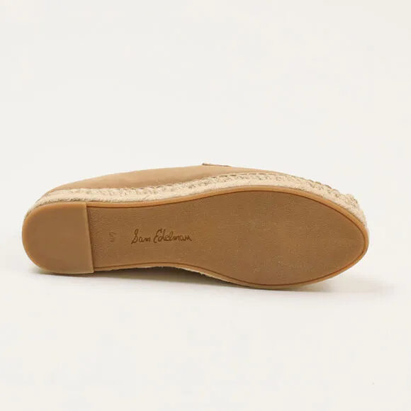 Sam Edelman Kai Women Suede Slip On Loafers Taupe Size 10