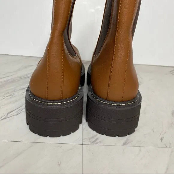 Sam Edelman Laguna Brown Leather Chelsea Boot 9M