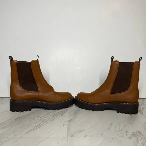 Sam Edelman Laguna Brown Leather Chelsea Boot 9M