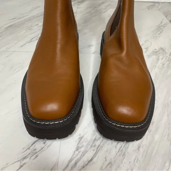 Sam Edelman Laguna Brown Leather Chelsea Boot 9M
