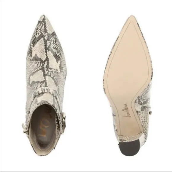 Sam Edelman Rita Snakeskin Bootie