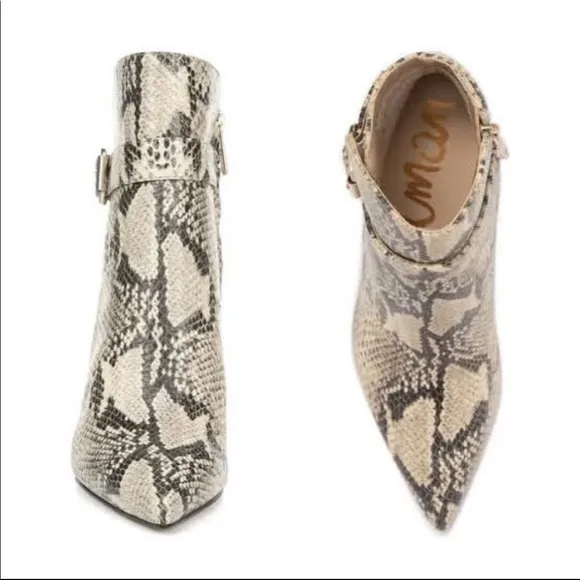 Sam Edelman Rita Snakeskin Bootie