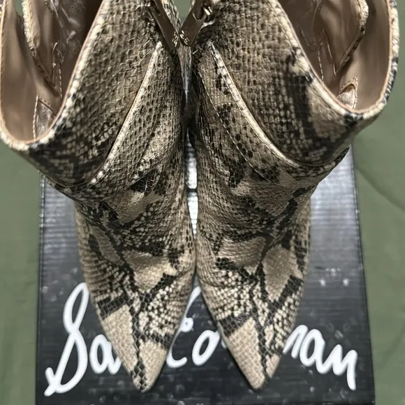 Sam Edelman Rita Snakeskin Bootie