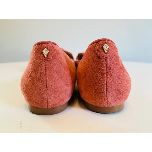 Sam Edelman Rochester Ballet Flats Size 8 Blush Suede Slip On