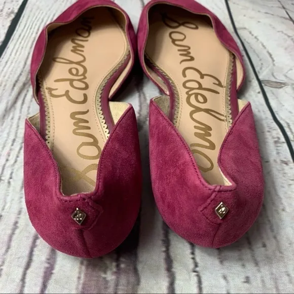 Sam Edelman Suede Rodney Ballet Flats 7 1/2 W