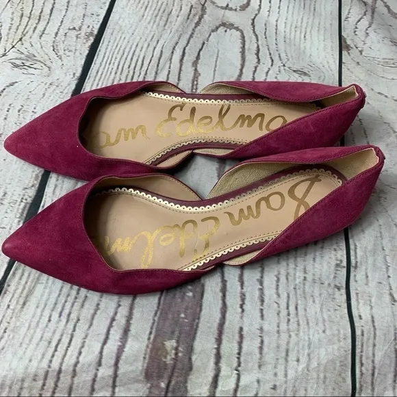 Sam Edelman Suede Rodney Ballet Flats 7 1/2 W