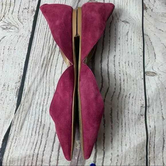 Sam Edelman Suede Rodney Ballet Flats 7 1/2 W