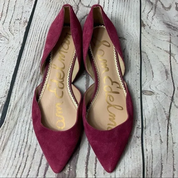 Sam Edelman Suede Rodney Ballet Flats 7 1/2 W