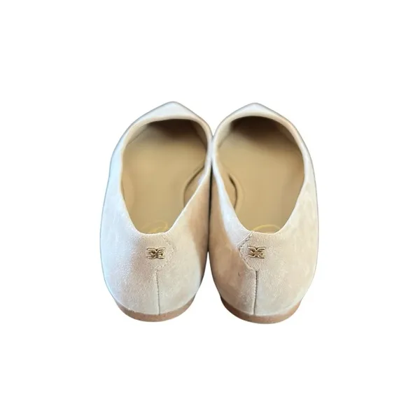 Sam Edelman Wanda Suede Ballet Flats Pointed Toe Cappuccino Neutral  NEW Size 7