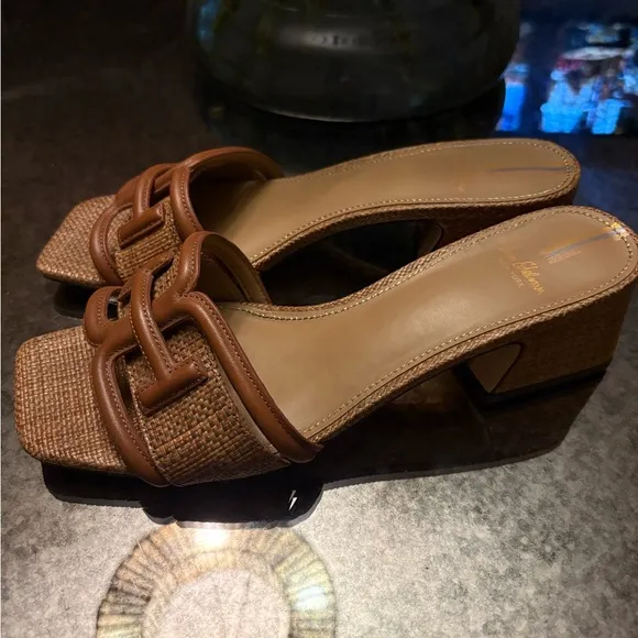 Sam Edelman Waylon Raffia Slides