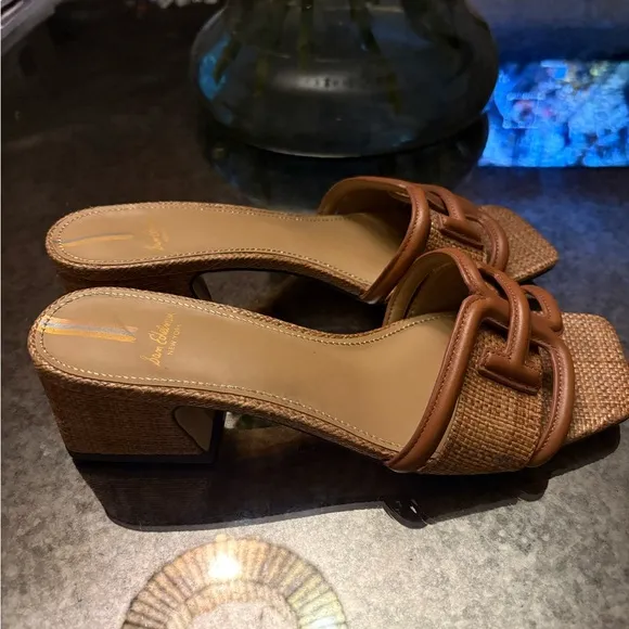 Sam Edelman Waylon Raffia Slides
