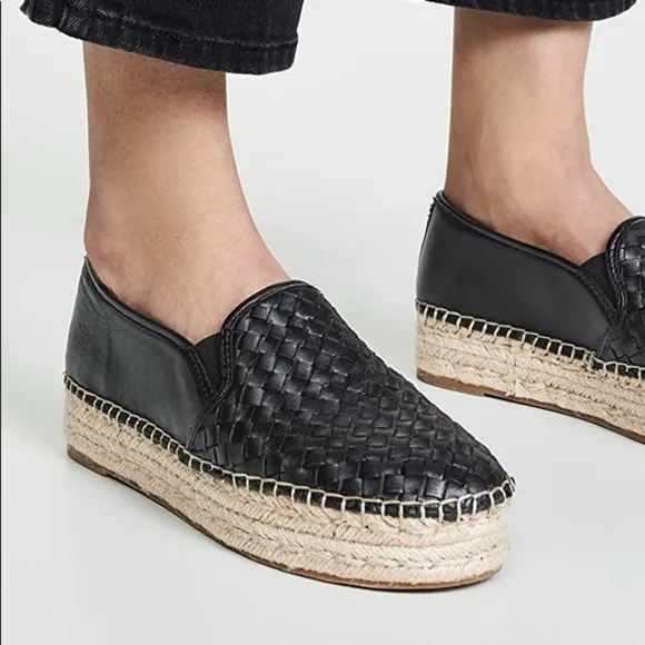 Sam Edelman Women's Catherine Platform Espadrille Flats Size 7.5
