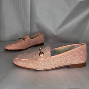Sam Edelman Women's Loraine Pink Metlinen Flats Multiple Sizes