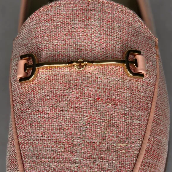 Sam Edelman Women's Loraine Pink Metlinen Flats Multiple Sizes