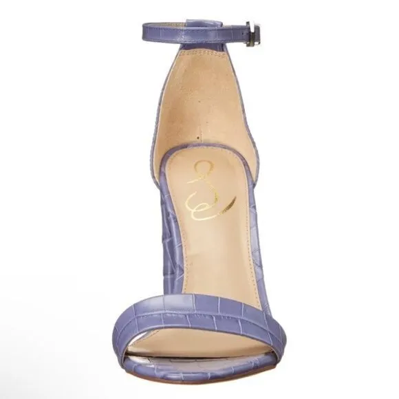 Sam Edelman Yaro Block Heel Ankle Strap Sandals in Dusty Violet Size 9