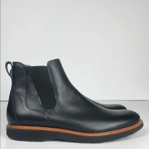 Samuel Hubbard Men 24 Seven 2.0 Black Leather Chelsea Boots / SZ 12