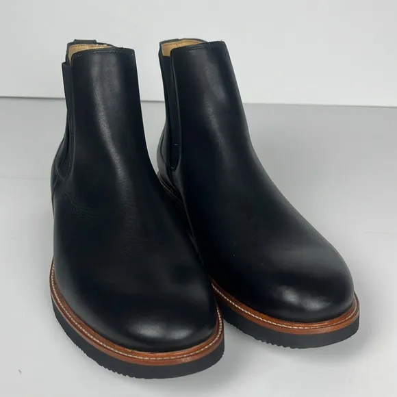 Samuel Hubbard Men 24 Seven 2.0 Black Leather Chelsea Boots / SZ 12