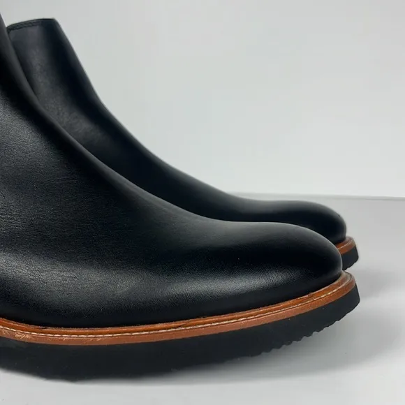 Samuel Hubbard Men 24 Seven 2.0 Black Leather Chelsea Boots / SZ 12