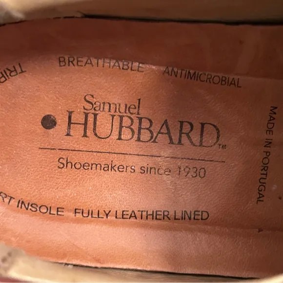 Samuel Hubbard Size 11.5M Ivy Legend Whisky Tan Leather Penny Loafers Portugal