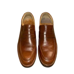 Samuel Hubbard Size 11.5M Ivy Legend Whisky Tan Leather Penny Loafers Portugal