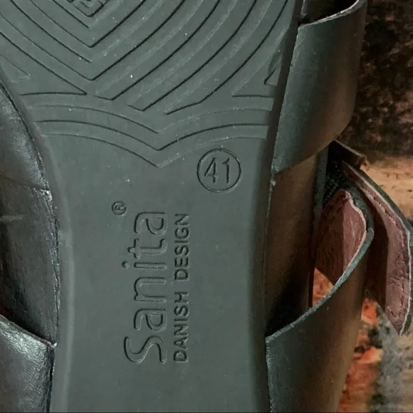Sanita Leather Slide Sandals