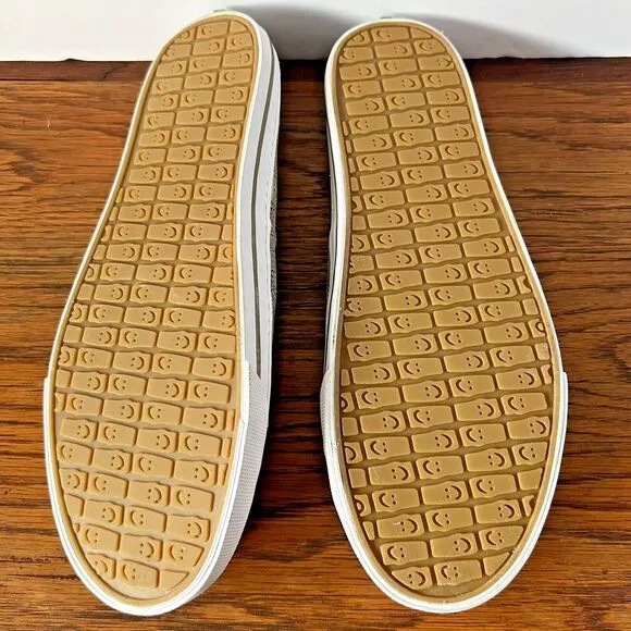 Sanuk Baseline Checked Out Loafers Tan Slip-on Sidewalk Surfers Comfort 12