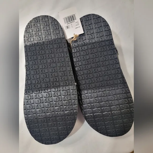 Sanuk Chiba Loafers For Men Slip On Sidewalk Surfers Gray Mens Size 8